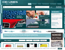 Tablet Screenshot of cidlines.pl